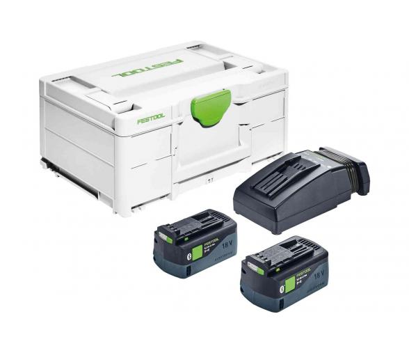 Set Énergie FESTOOL SYS3 ENG 18V 2x5,2/TCL6